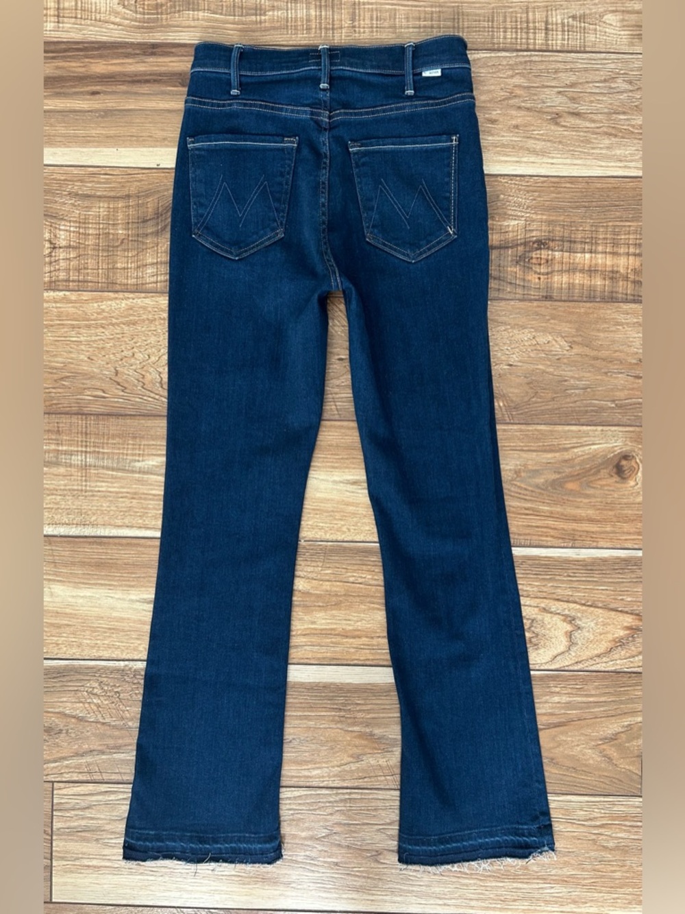 Mother The Hustler Jeans Size 27 Frayed in Start Your Engines